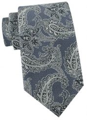 Krawat Męski - Angelo di Monti - Niebieski z Popielem, Duży Wzór. Niebieskie krawaty i muchy męskie Angelo di Monti, bez wzorów, z tkaniny, eleganckie. Za 45.00 zł.