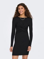 ONLY Sukienka w kolorze czarnym rozmiar: XL. Czarne sukienki damskie Only, xl, bez wzorów, bez kołnierzyka, bez ramiączek, mini. Za 83.22 zł.