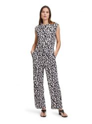 BETTY & CO Kombinezon w kolorze biało-czarnym rozmiar: 38. Białe kombinezony damskie Betty & Co., bez wzorów, bez kołnierzyka, bez ramiączek. Za 56.53 zł.