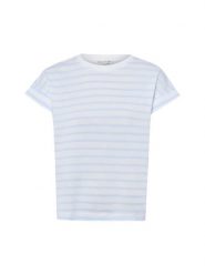 Marie Lund Koszulka Kobiety Bawełna niebieski, XL. Niebieskie t-shirty damskie Marie Lund, xl, bez wzorów, z bawełny, bez kołnierzyka. Za 99.95 zł.