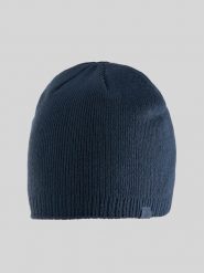 4F Czapka zimowa męska - granatowa Uniwersalny. Niebieskie czapki męskie 4f, na jesień, bez wzorów, klasyczne. Za 39.99 zł.