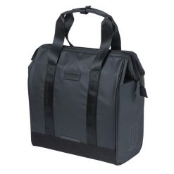 Torba na zakupy Grand, plandeka. Czarne torebki klasyczne damskie BASIL, bez wzorów, bez dodatków. Za 267.00 zł.