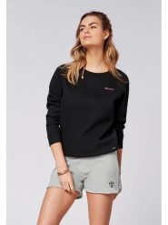 Chiemsee Bluza w kolorze czarnym rozmiar: S. Czarne bluzy bez kaptura damskie Chiemsee, s. Za 120.95 zł.