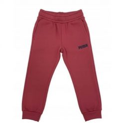 Spodnie sportowe chłopięce Puma 84762690. Czerwone spodnie sportowe męskie Puma, z bawełny. Za 198.00 zł.