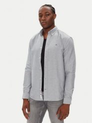 Tommy Jeans Koszula DM0DM21298 Niebieski Regular Fit. Niebieskie koszule męskie Tommy Jeans, l, bez wzorów, z bawełny, bez kołnierzyka, bez ramiączek. Za 279.99 zł.