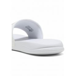 Klapki Popcat 20 PUMA White Black. Białe klapki damskie Puma, bez wzorów, bez obcasa. Za 109.99 zł.