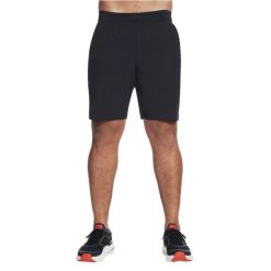 Spodenki sportowe męskie Movement Short. Czarne szorty męskie Skechers, l, z poliesteru. Za 179.99 zł.
