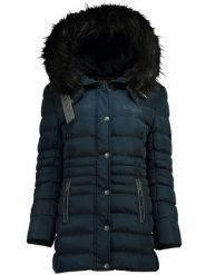 Canadian Peak Parka w kolorze granatowym rozmiar: L. Niebieskie parki damskie Canadian Peak, l, z aplikacjami. Za 203.45 zł.