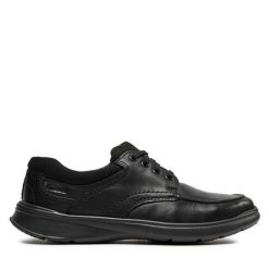 Półbuty Clarks. Czarne półbuty męskie Clarks, bez zapięcia. Za 269.99 zł.