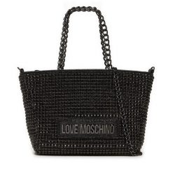 Torebka LOVE MOSCHINO. Czarne torebki klasyczne damskie Love Moschino, bez wzorów, bez dodatków. Za 659.99 zł.
