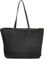 PE FLORENCE Torba plażowa w kolorze czarnym - 36 x 45 x 12 cm rozmiar: onesize. Czarne torebki klasyczne damskie PE FLORENCE, bez wzorów, z materiału, bez dodatków. Za 131.43 zł.