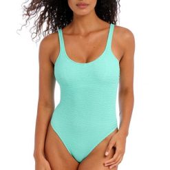 Damski kostium kąpielowy 1-częściowy Freya Ibiza Waves. Niebieskie stroje jednoczęściowe damskie FREYA ACTIVE, bez wzorów. W wyprzedaży za 270.00 zł.