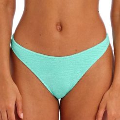 Damskie figi do kostiumu kąpielowego z rozcięciem Freya Ibiza Waves. Niebieskie figi damskie FREYA ACTIVE, l, bez wzorów, z tkaniny. Za 157.50 zł.