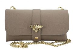 Listonoszka wizytowa BARBERINI'S beżowa 958-2. Brązowe shopper bag damskie Barberinis, bez wzorów, ze skóry, bez dodatków. Za 119.99 zł.