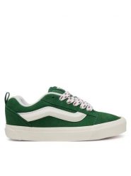 Vans Tenisówki Knu Skool VN000D6ZBR11 Zielony. Zielone trampki i tenisówki damskie Vans, bez wzorów, ze skóry. Za 249.99 zł.