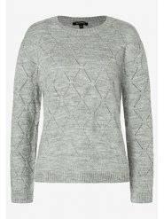 More & More Sweter w kolorze szarym rozmiar: 44. Szare swetry klasyczne damskie MORE & MORE, bez kołnierzyka. Za 139.54 zł.