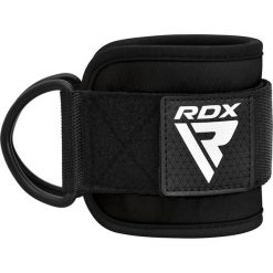 Pasek na kostkę A4 - za sztukę - czarny. Czarne paski męskie RDX SPORTS, bez wzorów, z materiału. Za 120.00 zł.