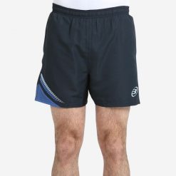 Spodenki do padla męskie Bullpadel Leuco. Niebieskie szorty męskie bullpadel, z elastanu, bez kołnierzyka. Za 159.99 zł.