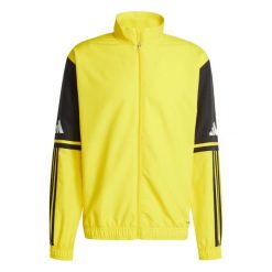 Kurtka z dresu adidas Squadra 25. Czarne kurtki męskie Adidas, bez wzorów, z dresówki, bez kaptura. Za 152.99 zł.