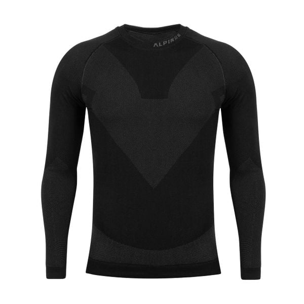 Bluza termoaktywna trekkingowa męska Alpinus Pro Miyabi Edition. Czarne bluzy bez kaptura męskie Alpinus, m, z elastanu. Za 283.49 zł.