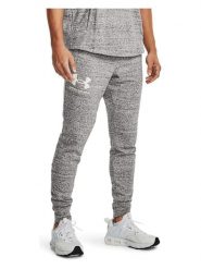 Under Armour Spodnie dresowe "Rival" w kolorze szarym rozmiar: S. Szare spodnie dresowe męskie Under Armour, bez wzorów, z bawełny. Za 118.01 zł.