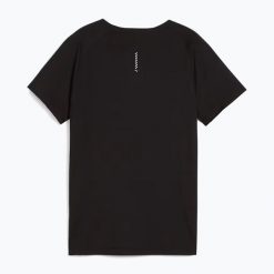 Koszulka do biegania damska PUMA Runspun Tee puma. Czarne bluzki damskie Puma, l, bez wzorów, z tkaniny, bez kołnierzyka. Za 219.05 zł.