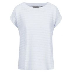 Koszulka damska Regatta Adine. Białe t-shirty damskie Regatta, s, bez wzorów, z bawełny, bez kołnierzyka. Za 101.85 zł.