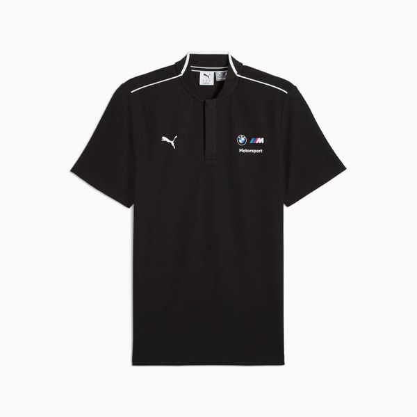 Koszulka polo męska Puma BMW MMS 2 63062801. Czarne koszulki polo męskie Puma, l, bez wzorów, z materiału, bez ramiączek. Za 167.80 zł.