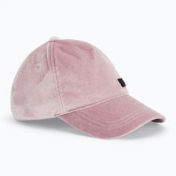 Czapka z daszkiem damska EA7 Emporio Armani Train Athletic Velour. Czerwone czapki z daszkiem damskie EA7 Emporio Armani, bez wzorów, z bawełny. Za 249.99 zł.