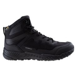 Buty bushcraft męskie Magnum Bondsteel MID WP. Czarne buty trekkingowe męskie MAGNUM, bez zapięcia, outdoorowe. Za 482.39 zł.