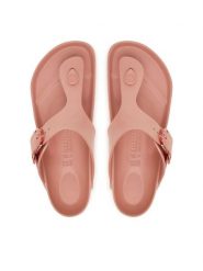 Birkenstock Japonki Gizeh Big Buckle 1033168 Różowy. Czerwone klapki damskie Birkenstock, bez wzorów, z syntetyku, bez obcasa. Za 269.99 zł.