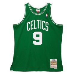 Koszulka Boston Celtics NBA Swingman Jersey Celtics 2007 Rajon Rondo. Zielone bluzki damskie Mitchell & Ness, bez wzorów, z jersey, bez kołnierzyka. Za 506.00 zł.