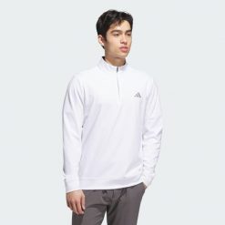 Bluza Ultimate365 Classic Quarter-Zip. Niebieskie bluzy bez kaptura męskie Adidas, xl. Za 399.00 zł.