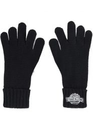 Timberland Rękawiczki w kolorze czarnym rozmiar: 116-152. Czarne rękawiczki dziecięce Timberland, ze splotem, bez ramiączek. Za 91.77 zł.