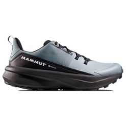 Buty turystyczne niskie Mammut Aenergy Hike Low GTX. Niebieskie buty trekkingowe męskie Mammut, z gore-texu, przed kostkę, bez zapięcia, outdoorowe, gore-tex. Za 749.35 zł.