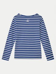 Calvin Klein Jeans Bluzka IG0IG02798 Niebieski Regular Fit. Niebieskie spodnie dziewczęce Calvin Klein Jeans, z bawełny. Za 99.99 zł.