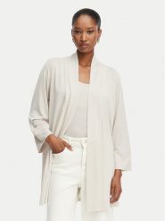 Marella Komplet top i kardigan Alca 2615931012 Szary Regular Fit. Szare kardigany damskie Marella, l, bez wzorów, z wiskozy, bez ramiączek. Za 589.99 zł.