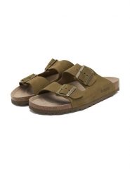 BABUNKERS Family Skórzane klapki w kolorze khaki rozmiar: 43. Brązowe klapki i japonki męskie BABUNKERS Family. Za 173.99 zł.