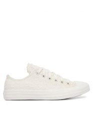 Converse Trampki Chuck Taylor All Star ​ A16907C Écru. Białe trampki i tenisówki damskie Converse, bez wzorów, z materiału. Za 379.99 zł.