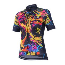 Koszulka rowerowa damska madani. Brązowe topy sportowe damskie MADANI, na lato, l, bez wzorów, z materiału, bez ramiączek. Za 49.00 zł.