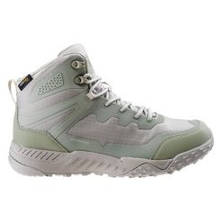 Buty Magnum Bondsteel Mid Wp C 92800346454 zielone. Zielone buty trekkingowe męskie z gumy, bez zapięcia. Za 448.14 zł.