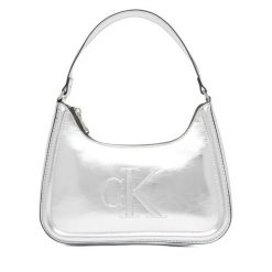 Torebka Calvin Klein. Szare torebki klasyczne damskie CALVIN KLEIN, bez wzorów, bez dodatków. Za 409.99 zł.