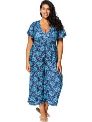 Aller Simplement Kombinezon w kolorze granatowo-turkusowym rozmiar: 50/52. Niebieskie kombinezony damskie Aller Simplement, bez wzorów, bez kołnierzyka, bez ramiączek. Za 124.11 zł.