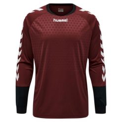 Koszulka Hummel Gardien Essential. Czerwone t-shirty damskie HUMMEL, m, bez wzorów, bez kołnierzyka. Za 218.50 zł.