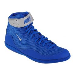 Buty Nike Inflict 3 M 325256-401 niebieskie. Niebieskie buty sportowe na co dzień męskie z gumy, bez zapięcia, na fitness i siłownię. Za 677.57 zł.