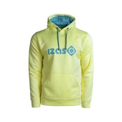 Bluza męska DUERO M V4 z regulowanym kapturem, logo i kieszenią kangurkową. Czerwone bluzy z kapturem męskie IZAS, l, z dresówki. Za 182.57 zł.