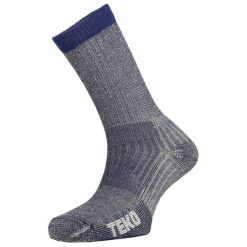 Skarpety sportowe z wełny Merino Teko ecoHIKE Light Half Cushion 2.0. Czerwone skarpetki damskie TEKO, bez wzorów, z wełny. Za 64.99 zł.