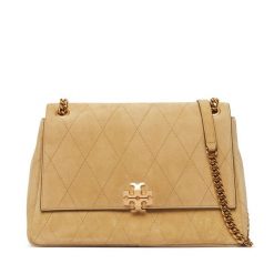 Torebka Tory Burch. Brązowe torebki klasyczne damskie Tory Burch, bez wzorów, bez dodatków. Za 3,029.00 zł.