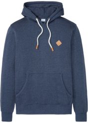 Bluza z kapturem. Niebieskie bluzy z kapturem męskie bonprix, l. Za 124.99 zł.