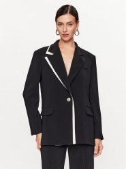 Pinko Marynarka Massa 101803 A15R Czarny Regular Fit. Czarne marynarki i żakiety damskie Pinko, bez wzorów, z syntetyku. Za 2,039.00 zł.